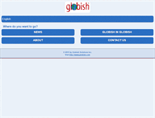 Tablet Screenshot of globish.com